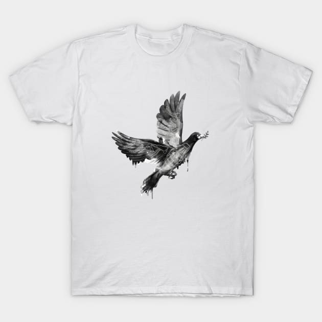 Dove of Peace T-Shirt by ArtDary